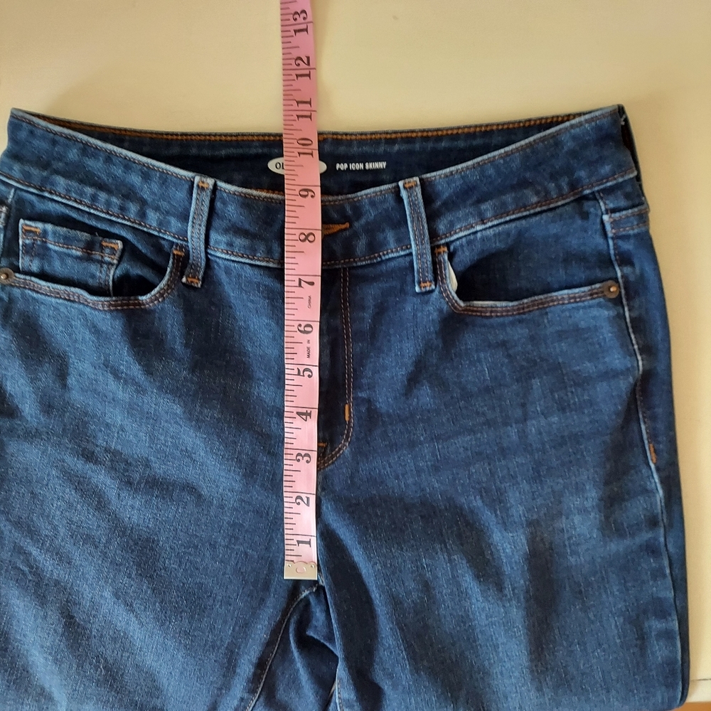5/$25 Old Navy Pop Icon Skinny Jeans Mid Rise Sz 4 - Picture 8 of 9